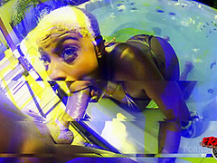Hot tub BBC action for HoneyDipped