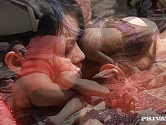 A Threesome in the Wild with Claudia Rossi and Lady Mai - Private Porn Sex Videos