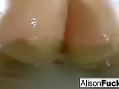 Buxom Takes A Bath And Masturbates - Alison Tyler