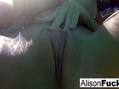 Buxom Takes A Bath And Masturbates - Alison Tyler