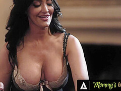 MOMMY S BOY - Naughty MILF With Huge Tits Linzee Ryder Fucks Her Stepson In Front Her Husband