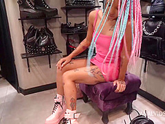 Young Brazilian Leenda Fun 1st Dp Scene : We Bought Outfits Then