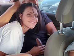 Very Horny Brazilian Beauty, Debora Andrade Fucks At The Beach