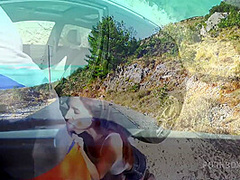 Hitchhiker Fucked And Pissed On The Road