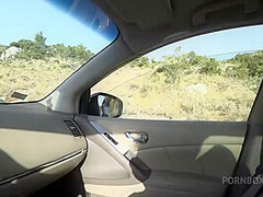 Hitchhiker Fucked And Pissed On The Road