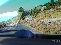 Hitchhiker Fucked And Pissed On The Road