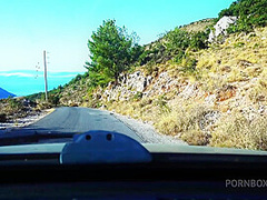 Hitchhiker Fucked And Pissed On The Road