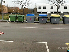 I Meet A Blonde Girl In The Middle Of The Street And We Fuck In Public - Angie Lynx