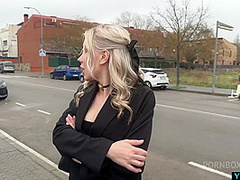 I Meet A Blonde Girl In The Middle Of The Street And We Fuck In Public - Angie Lynx