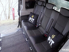 Sexy Lucy And Lucy Shine - Sexy Czech Blondie Fucks On Car With Her Husband Driver