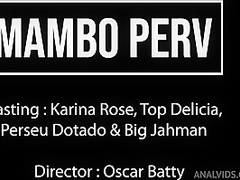 Very Slim Brazilian Beauty, Karina Rose Fucked By 3 Monster Cocks