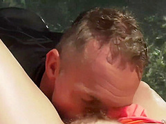 Doly Leighs Masturbating Then Get Her Hairy Pussy Licked