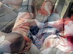 School Girl Squirting In My Car