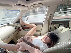 Michy Squirts In My Car