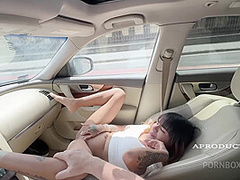 Michy Squirts In My Car