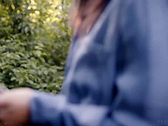 Nerdy Emily & Gianna Diors Outdoor Lesbian Lust