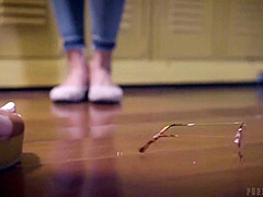 Nerdy Emily & Gianna Diors Outdoor Lesbian Lust