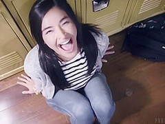 Nerdy Emily & Gianna Diors Outdoor Lesbian Lust