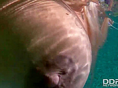 Splish Splash: Big Boobed Blonde's Summer Showdown