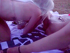 2 Sluts Busted Having Sex In Public - Mandy Slim And Jentina Small