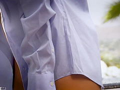 Gianna Dior's Poolside Strip