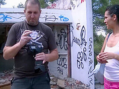 Samia Duarte And Jordanne Kali - Ruins Sluts Wild Outdoor Blowbang