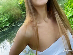 Fuck Me Hard After I Am Pee In The Park - Oliver Trunk And Amanda Clarke