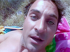 Beautiful Spanish amateur Monica Ledesma fucks with pornstar outdoors - MMM100