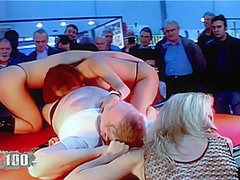 Besançon erotic salon 2007 show number 1 by Alycia Lopez with Alicia Dark - MMM100