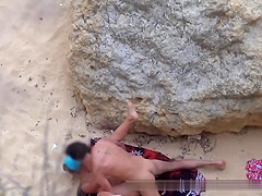 Outdoor amateur beach fuck