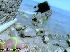 Brazilian MILF Manuella Pimenta fucked at the beach - MMM100