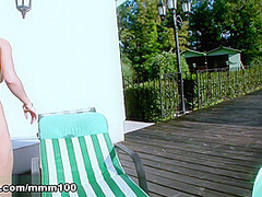 Sunny's Poolside Anal Pounding by David Perry's Big Cock - MMM100