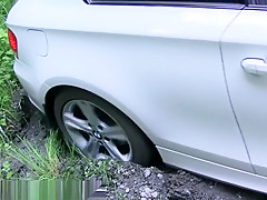 Crazy homemade High Heels, Outdoor adult movie