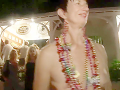 Exotic pornstar in crazy striptease, outdoor porn scene