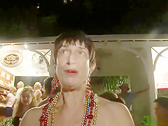 Exotic pornstar in crazy striptease, outdoor porn scene