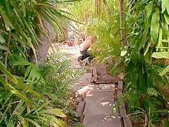 Fabulous pornstar Ms. Satin in amazing outdoor, black and ebony xxx scene