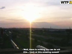 Outdoor amateur porn video by teen prostitute Inga