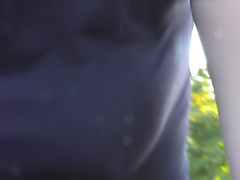 Evelina Juliet in amateur video of teens fucked hard filmed in forest