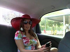 Sandra has an amazing pussy and likes to show it on public