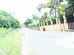 Sandra has an amazing pussy and likes to show it on public