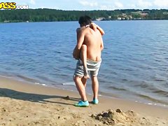 Ally, Eniko, Madelyn and Mystica have orgy outdoor