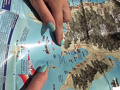 Anne in one of the outdoor porn videos with beautiful minx