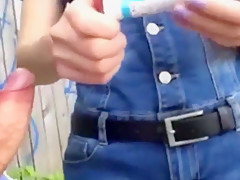 Hottest homemade Russian, Handjobs xxx clip