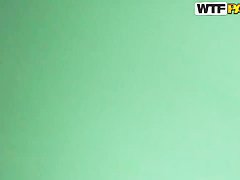 Skinny chick Angelina got used to getting orgasm in the doggy style in the park