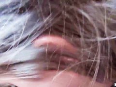 Hot Teen Sucking my Dick while Driving