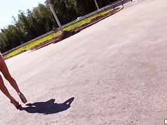 Hot Teen Sucking my Dick while Driving