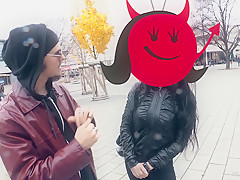 Bums Bus - Emo Luder Aviva Rocks hart von Jason Steel in deutschem Porno gefickt