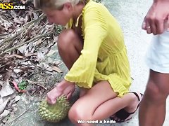 Cute blonde Tiffany picked up for hard fuck