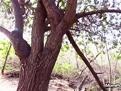 Arab woman outdoor fun and fucking