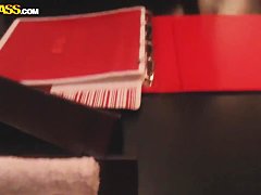 Amateur Penny goes to public toilet with dirty stud